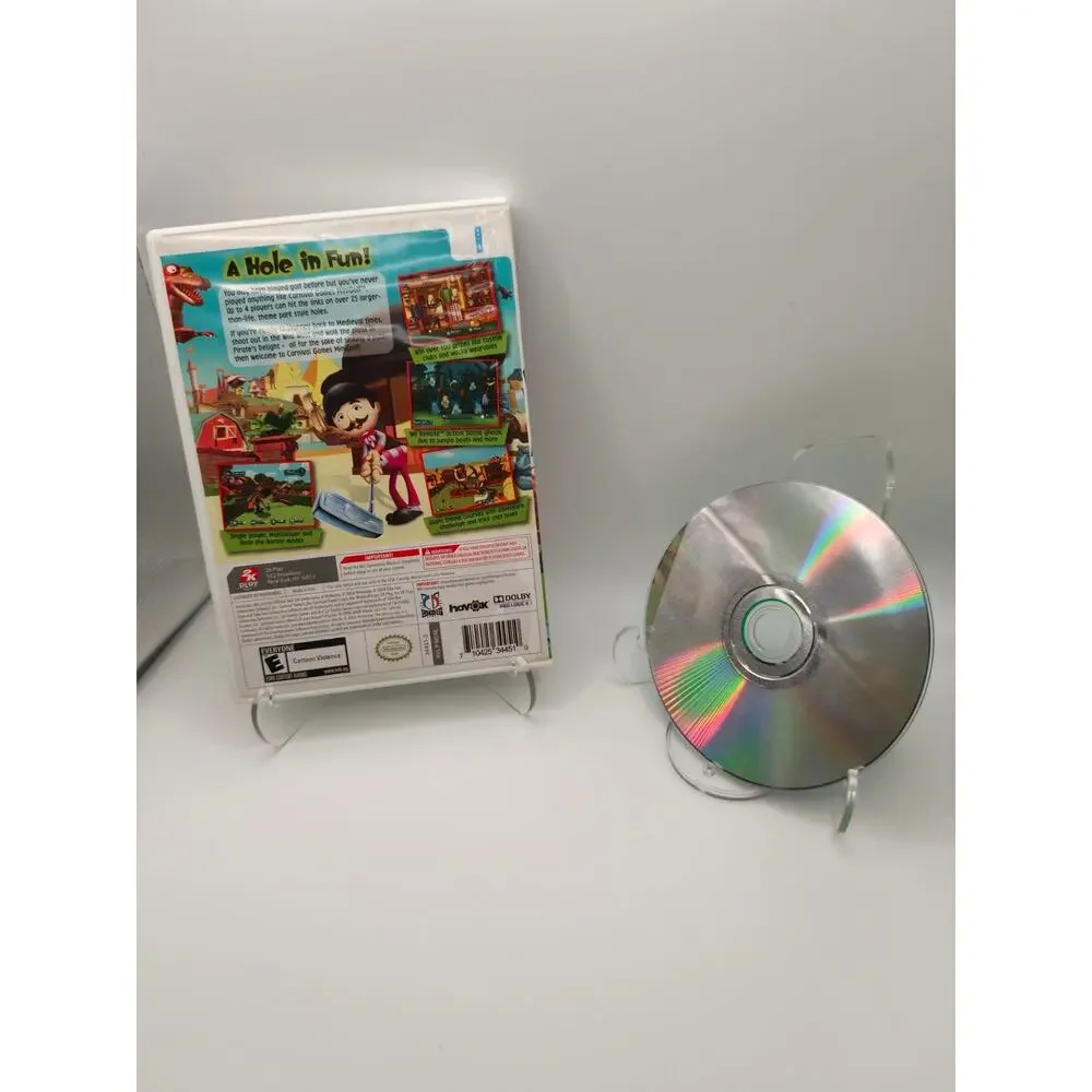Carnival Games MiniGolf Nintendo Wii Case and Disc